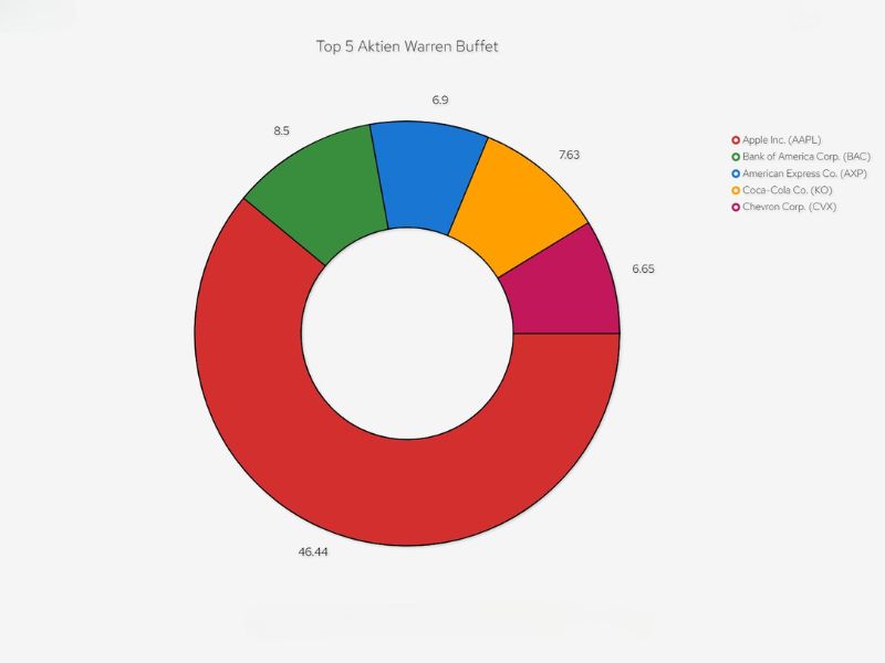 Warren Buffet Aktien - Top 5 Marktgewichtung