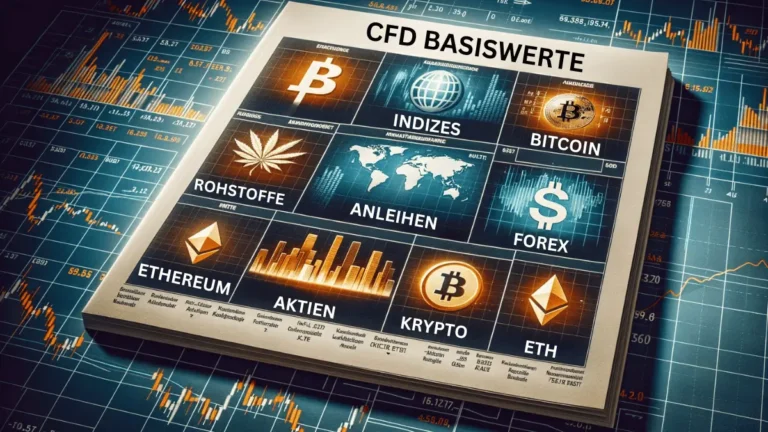 CFD BASISWERTE: Aktien, Rohstoffe, ANleihen, Kryptowährungen, Forex