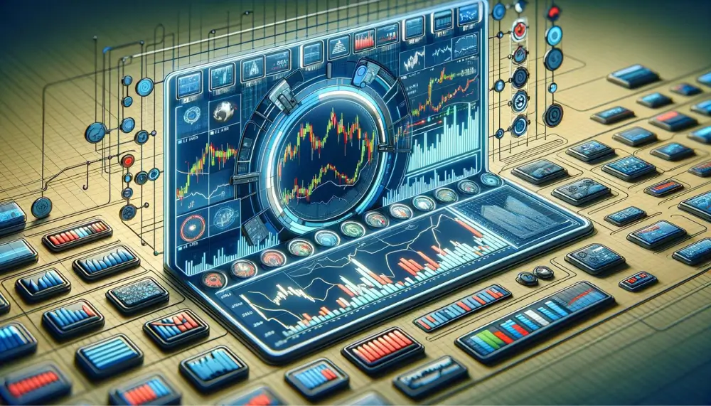 Finanz-Dashboard mit VWAP und anderen Marktanalysewerkzeugen