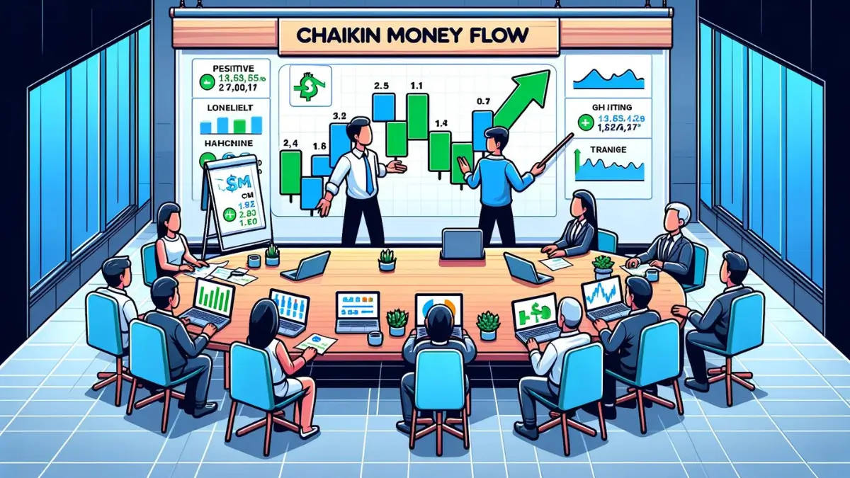 Du betrachtest gerade Chaikin Money Flow (CMF) Indikator: Anwendung, Indikator Kombinationen & Trading Strategien