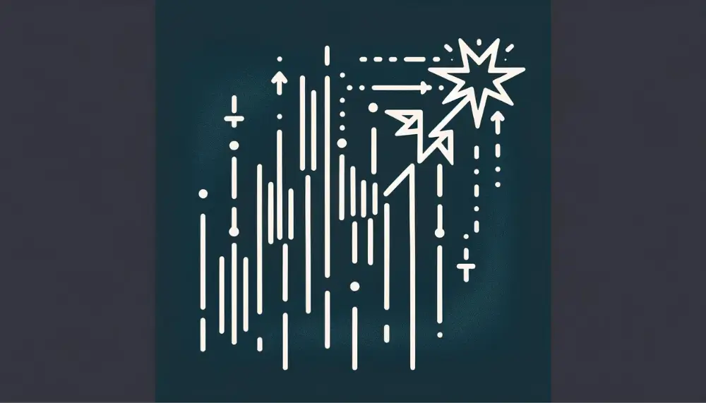 Graphic representation of trading strategies and opportunities presented by the Shooting Star candlestick pattern in financial markets.