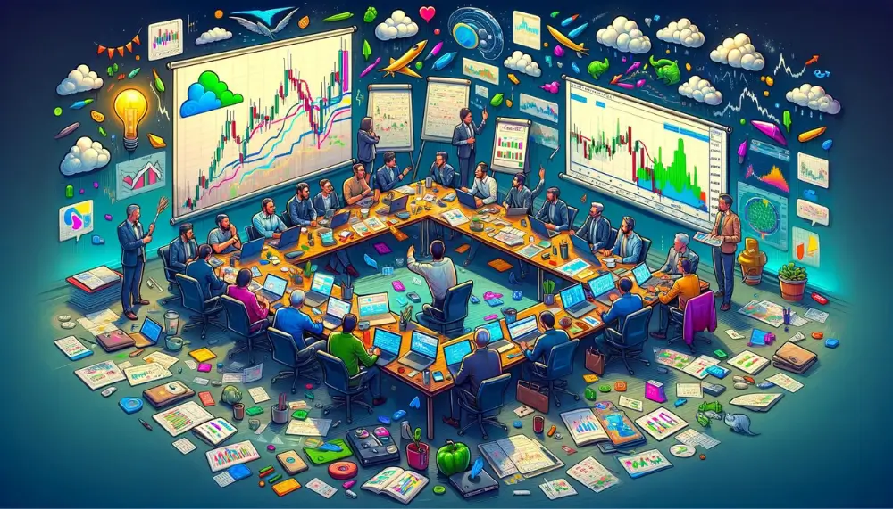 Erfahrene Trader teilen in einem Workshop Einblicke und Strategien zum Handeln des Dark Cloud Cover Musters.